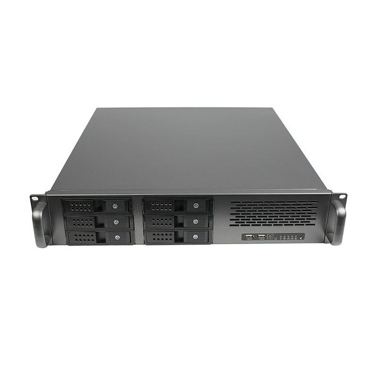 2u atx industrial computer server case 9 bay HDD Hot Swap Rackmount server chassis