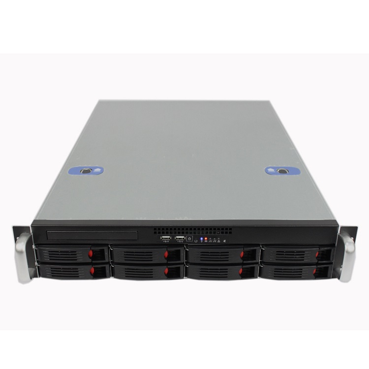 Hot Selling 2U Rackmount Server chassis with 8Bay Hot-Swap SATA/SAS Storage Server Case