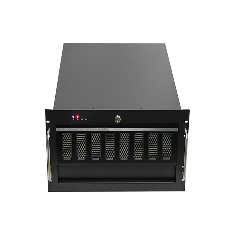 WeYi 6U Server Chassis / Server Case / Rackmount Case, Metal Rack Mount Computer Case with 6 Bays & Fans Pre-Installed