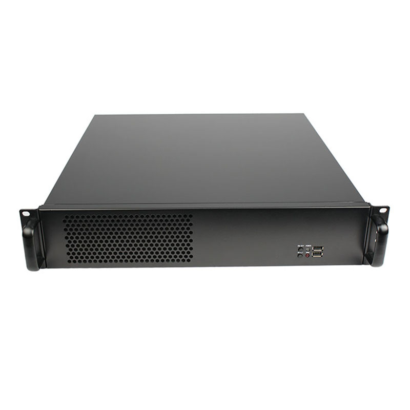 19 inch 2u short server case with fan 3*3.5 inch HDD Strong scalability support the front PSU position