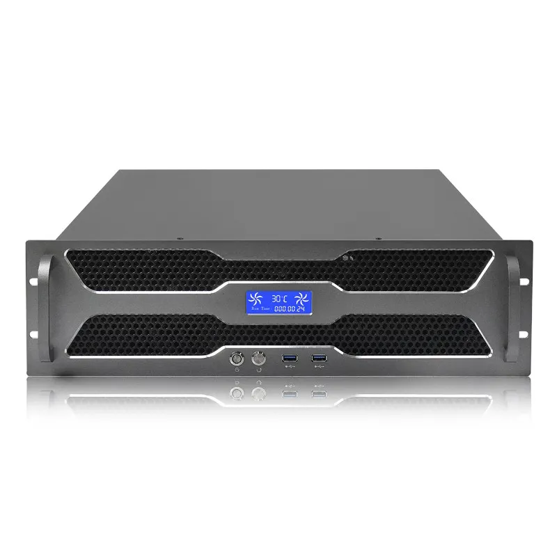 HTPC3U 19 inch atx rack mount case server case 3u industry server chassis