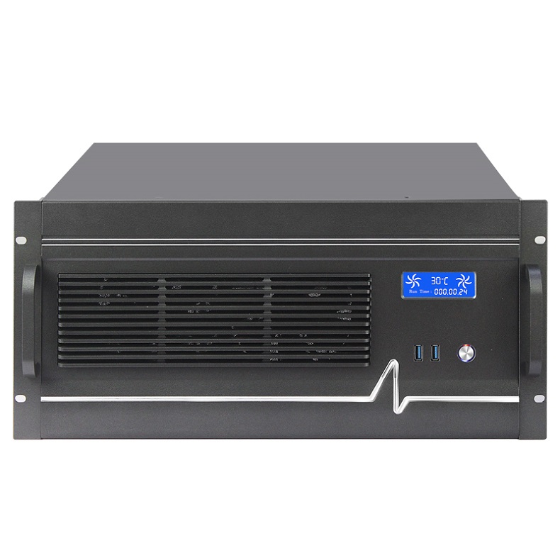 Weyi 6U Server Chassis / Server Case / Rackmount Case, Metal Rack Mount Computer Case with 6 Bays & Fans Pre-Installed